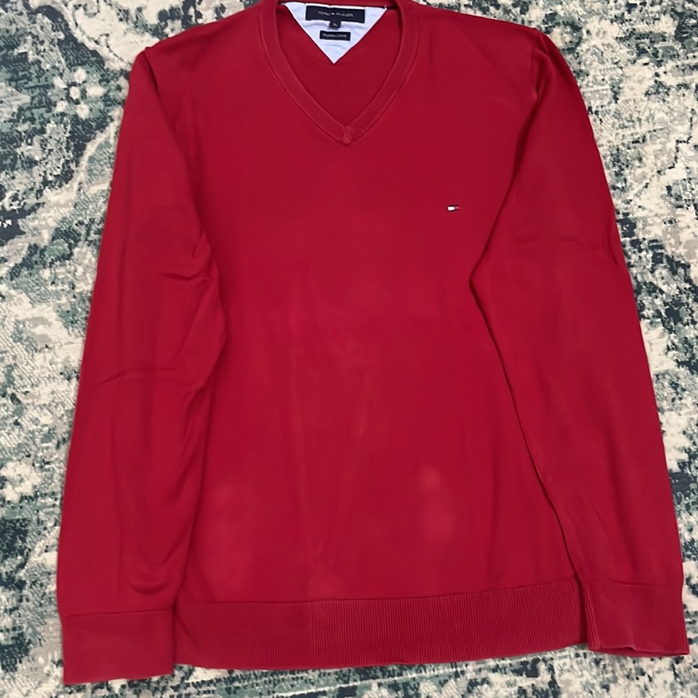 Tommy Hilfiger Red full sleeve pullover - Picture 8 of 11